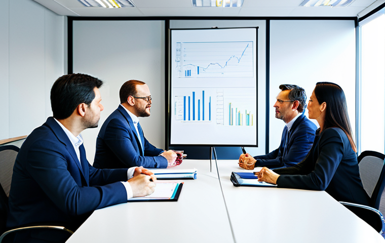 경영지도사와 기업 문화 개선 방법 - Culture Assessment**
"A management consultant interviewing employees in a modern office setting, gat...