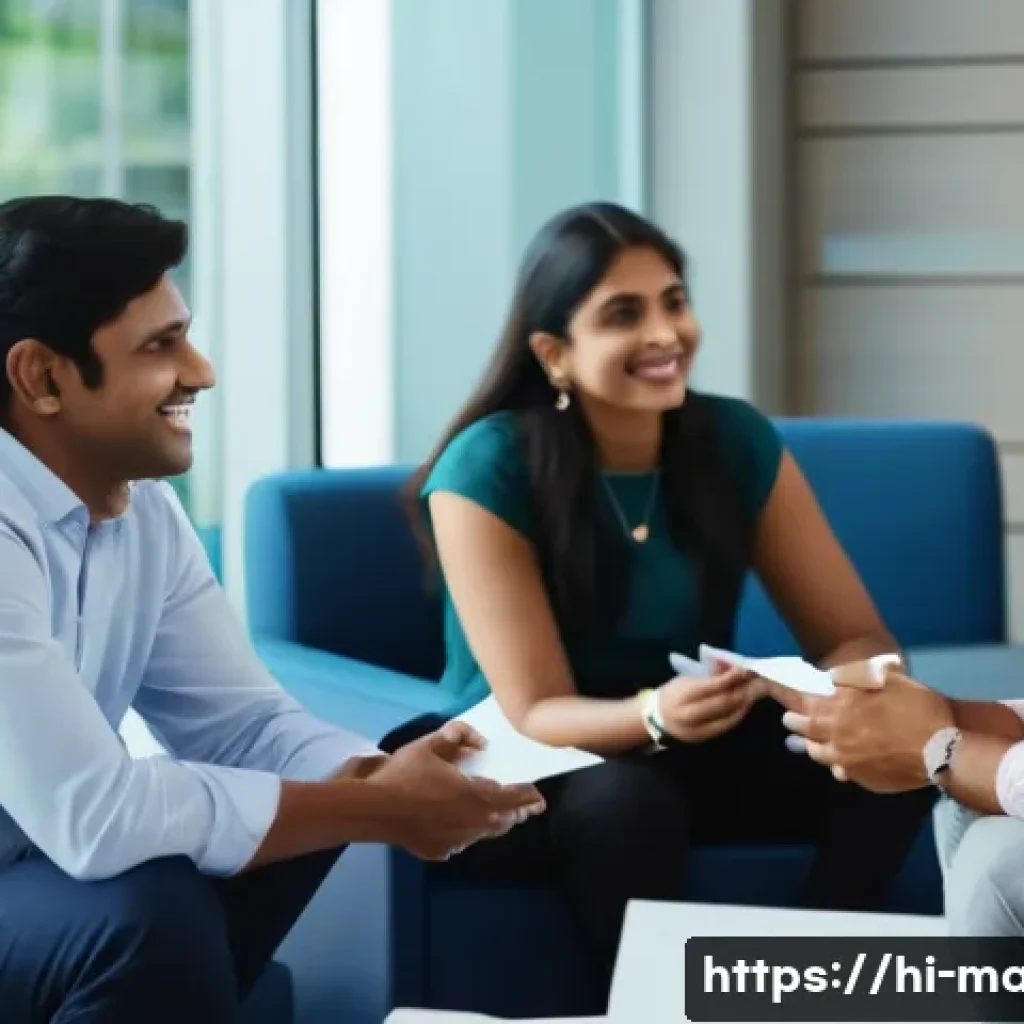 경영지도사와 비즈니스 네트워킹 방법 - A professional Indian business networking event scene featuring diverse individuals in formal attire...