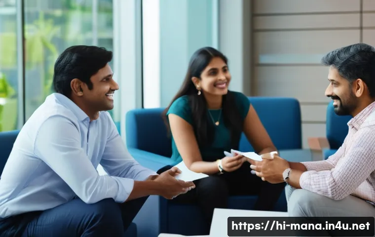 경영지도사와 비즈니스 네트워킹 방법 - A professional Indian business networking event scene featuring diverse individuals in formal attire...