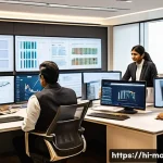 Home 22 경영지도사와 공공 프로젝트 참여 - A detailed scene of a diverse group of Indian government officials and project managers collaboratin...