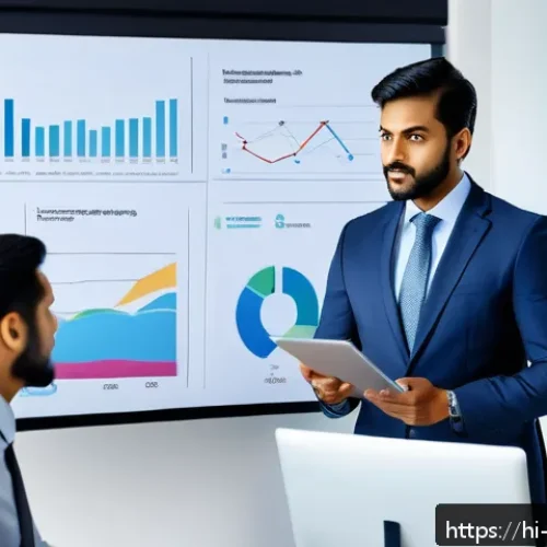 Home 31 경영지도사 자격증 취득의 이점 - A professional Indian business consultant in formal attire, confidently presenting a strategic busin...